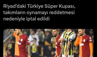 Turkcell Süper Kupa maçı ertelendi, Avrupa basınında geniş yankı buldu