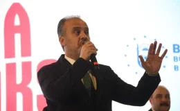 Bursa’dan yeniden aday gösterilen Başkan Aktaş’a coşkulu karşılama