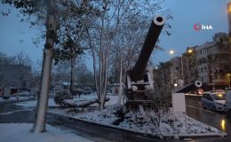 Çanakkale’de Kar Yağışı Etkili Oldu