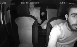 İzmir’de taksi şoförüne saldırı: O anlar kamerada