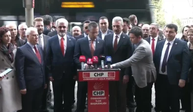 CHP Genel Başkanı Özgür Özel, AKP’nin İstanbul Büyükşehir Belediye Başkanı Adayı Murat Kurum’a Tepki Gösterdi