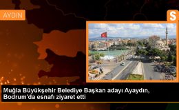 Cumhur İttifakı’nın Muğla Büyükşehir Belediye Başkan adayı Aydın Ayaydın Bodrum’da esnaf ziyaretlerinde bulundu
