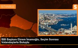 İBB Başkanı Ekrem İmamoğlu, Seçim Sonrası Vatandaşlarla Buluştu