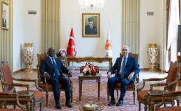 TBMM Başkanı Numan Kurtulmuş, Fildişi Sahili Ulusal Meclisi Başkanı Adama Bictogo ile görüştü