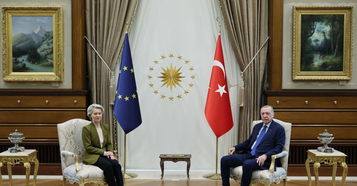 Cumhurbaşkanı Erdoğan AB Komisyonu Başkanı ile bir araya geldi