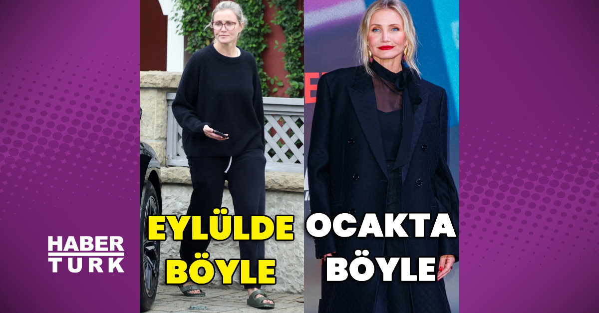 Cameron Diaz; eylülde böyle, ocakta böyle