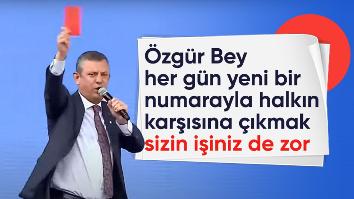 Özgür Özel’in sürprizi belli oldu: İktidara kırmızı kart gösterdi